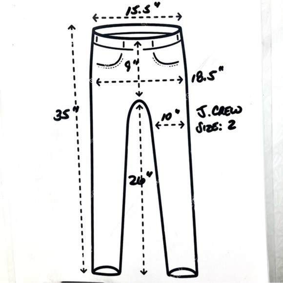 J. Crew Women’s 100% Cotton Seersucker Black/White Stripe Capri Pants (size 2) - Picture 8 of 9